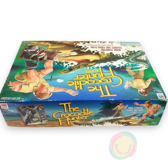 VTG 1999 Crocodile Hunter Board Game Motorized Steve Irwin COMPLETE Works READ - Picture 15 of 16